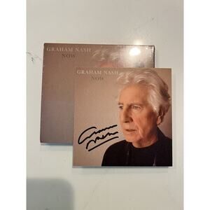 Graham Nash Now cd (Sealed) Autographed Signed Insert